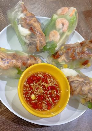 Foto resep Salad Spring Roll