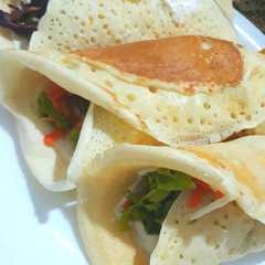 Una foto de Wrap verduras