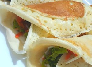 Una foto de Wrap verduras