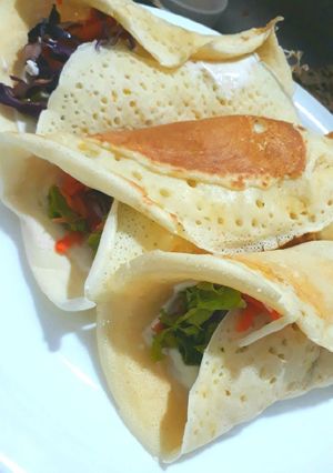Una foto de Wrap verduras