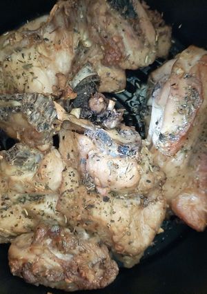 Foto resep Ayam panggang (herbs roasted chicken) panggang di air fryer