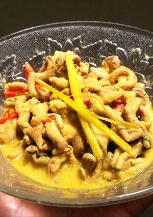 Foto resep Usus Ayam Kuningan