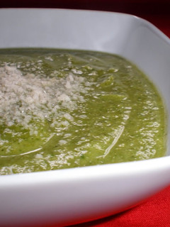 Una foto de Crema de brocoli y queso