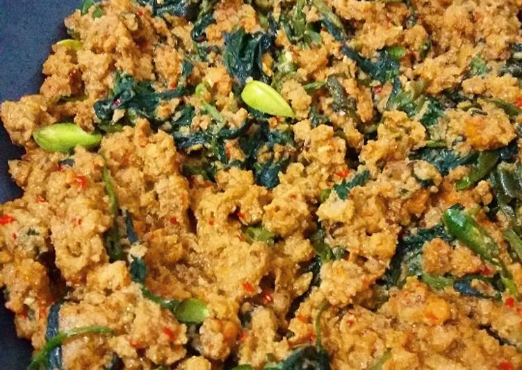 Tumis Oncom Kangkung