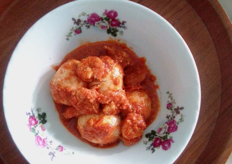 Resep Sambal goreng telur udang Anti Gagal