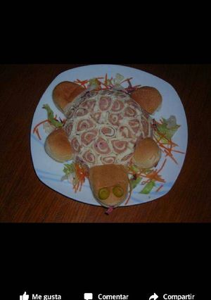 Foto principal de Ensaladilla Tortuga sorpresa especial fiestas y cumples