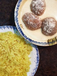 صورة لوصفة كبة لبن (كبة الرز)