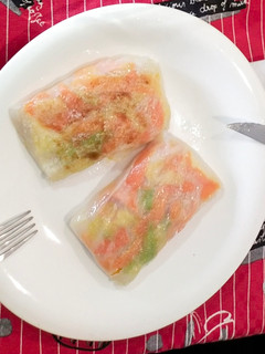 Una foto de Rollito de arroz con verduras