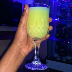 A picture of Cucumber and ginger juice.