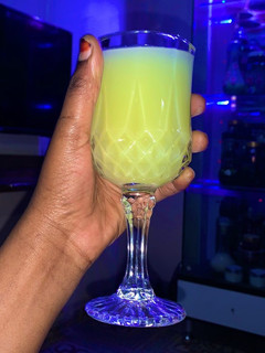 A picture of Cucumber and ginger juice.