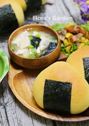香q御飯糰造型麵包 的食譜成品照片