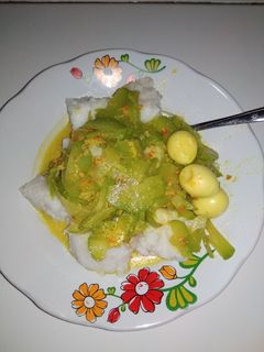 Foto resep Lontong sayur labu siam