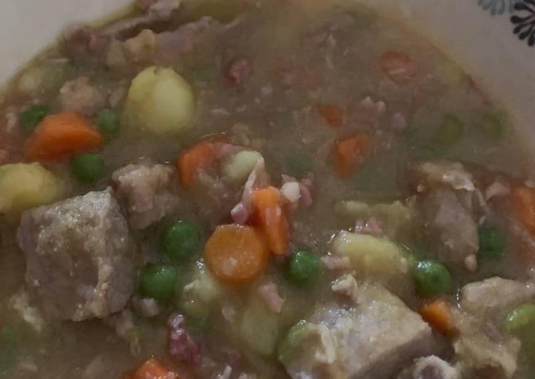 Carne guisada a la jardinería Thermomix tm 5