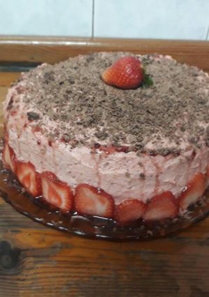 Una foto de Butter cream de frutillas