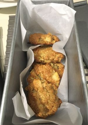 Una foto de Galletas de Avena y Manzana baja en azúcar