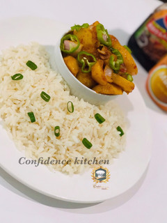 A picture of Potatoes stir fried sauce.