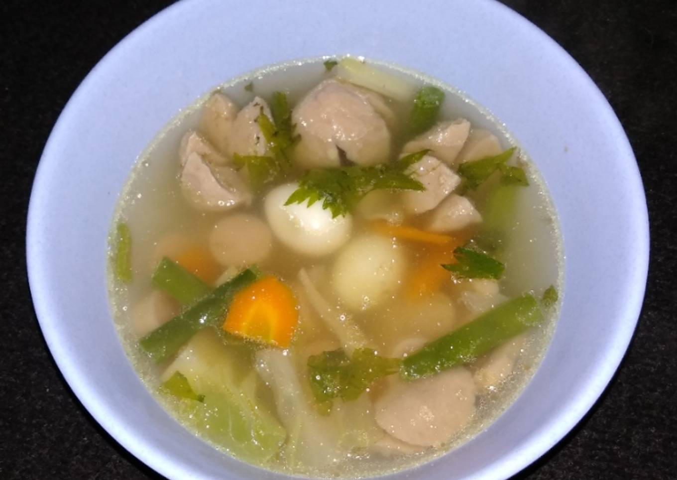 Sop sayur saus uleg