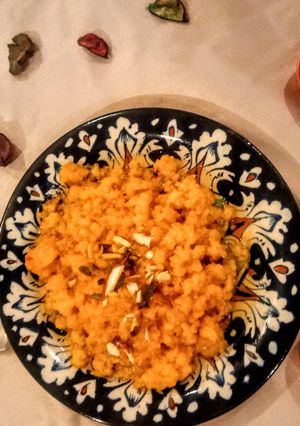 A picture of Anday ka halwa.