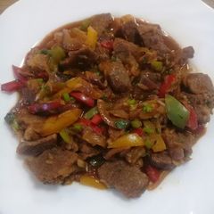 Wet fry Beef...No cooking oil... #AuthorMarathon A picture of Wet fry Beef...No cooking oil... #AuthorMarathon.
