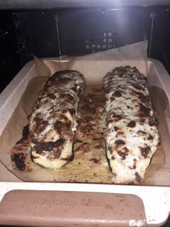 Töltött cukkini recept fotója