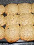 Muffins de bananas y frutos secos