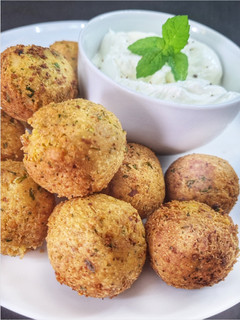 Una foto de Falafel de garbanzos