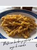 Pasta con bomba pugliese e sugo di ricciola