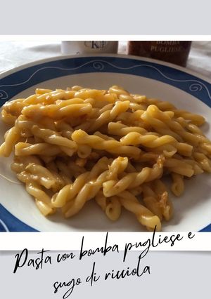Foto di Pasta con bomba pugliese e sugo di ricciola