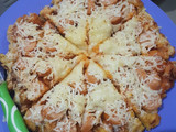Pizza roti simple