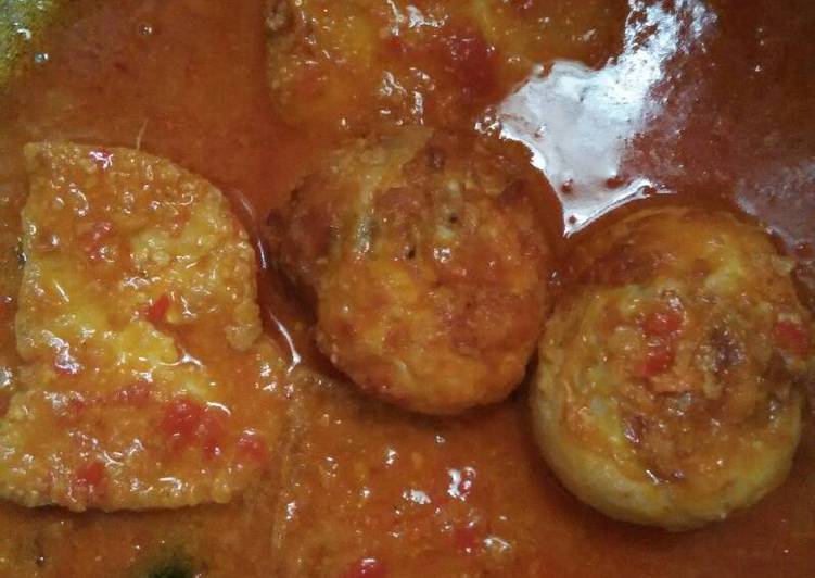 Telur Tahu Bumbu Bali