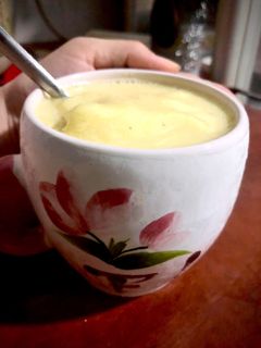 Hình của món Sinh tố chuối xoài 🍌 🥭.