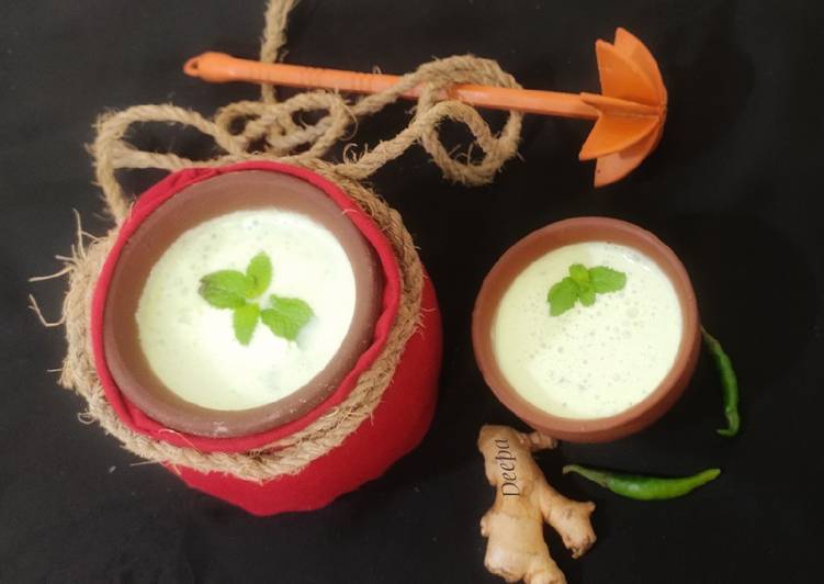 How to Prepare Any Night Of The Week Mint Masala Chaas Buttermilk