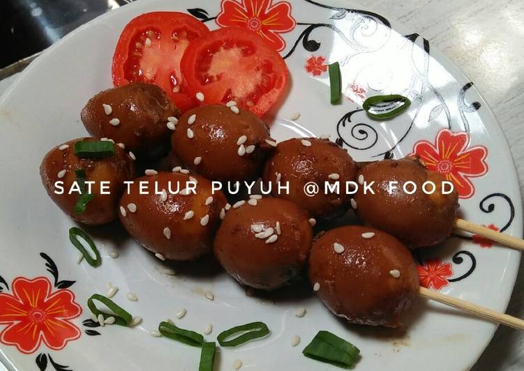 Resep Sate telur puyuh kecap Anti Gagal