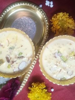 કેસર પિસ્તા સાગો ખીર(kesar mango sago kheer recipe in gujarati) રેસીપી મુખ્ય ફોટો