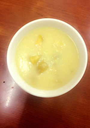Hình của món Chè khoai lang đậu xanh.