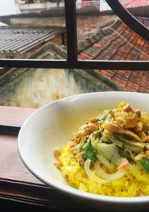 Hình của món Cơm gà cho ngày mưa.