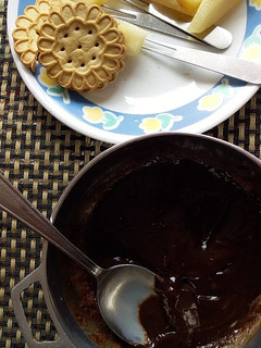 Una foto de Fondue chocolate