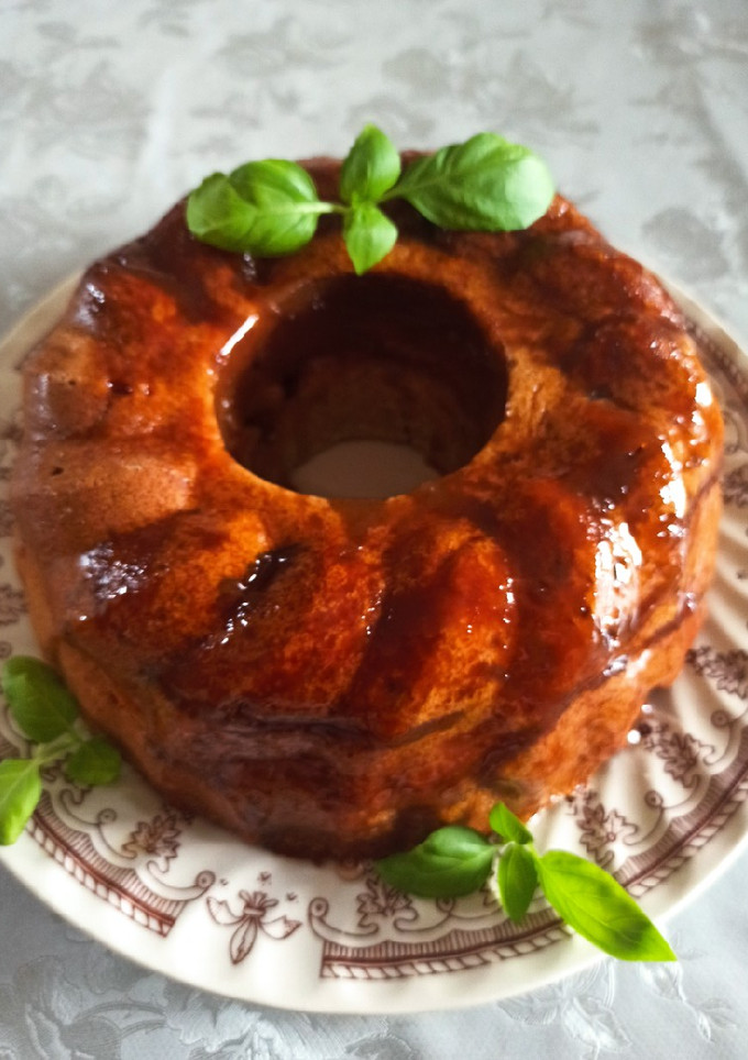 Bögrés, banános kuglóf recept fotója