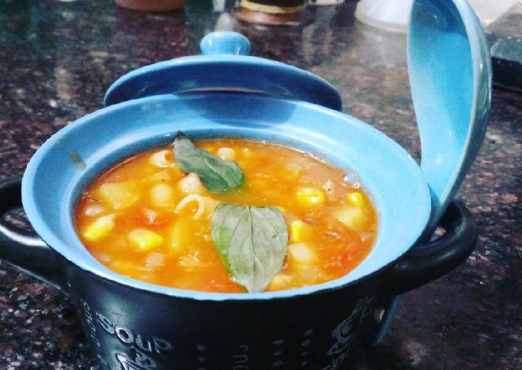 Recipe of Homemade Minestrone Soup