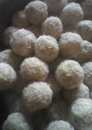 صورة لوصفة كرات جوز الهند
