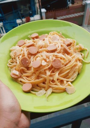 Foto resep Fettucini Carbonara ala Anak Kos