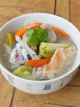 Langkah Gampang Membikin Resep Sup Kepala Salmon (Bisa untuk Ibu Menyusui) yang Uenak Anti Ribet, Bisa Manjain Lidah