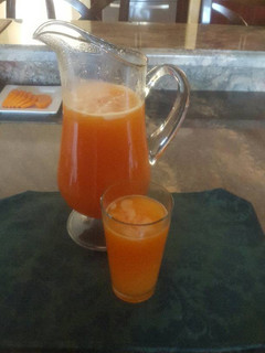Una foto de Agua fresca de papaya
