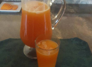 Una foto de Agua fresca de papaya
