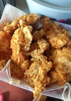 Una foto de Pollo estilo KFC