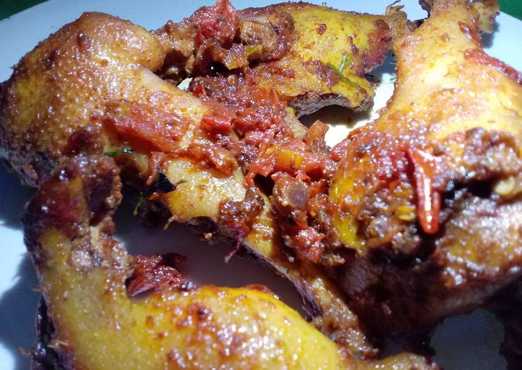 Recipe of Ultimate Wet fried chicken