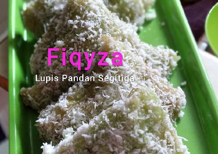 Langkah Mudah untuk Membuat Lupis Pandan Segitiga, Lezat Sekali