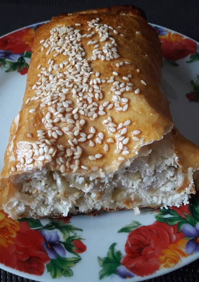 Рулет з сиром та кунжутом 🧀