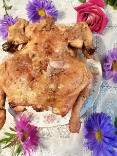 Vajban sült csirke recept fotója