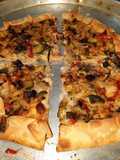 Tarta de zapallitos con hongos